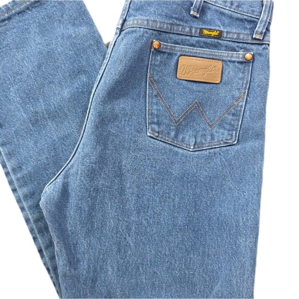 Wrangler Blue Bootcut Jeans 35x32